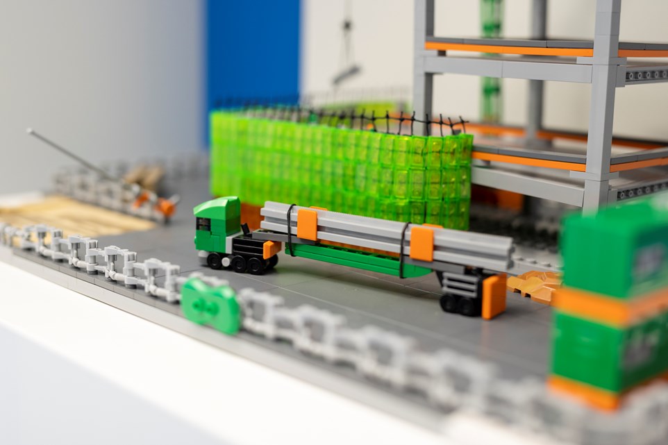 LEGO scale model Construction Site