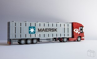lego model transport truck