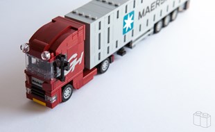 lego model transport truck