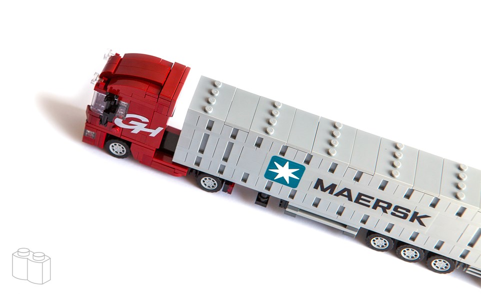 lego model transport truck