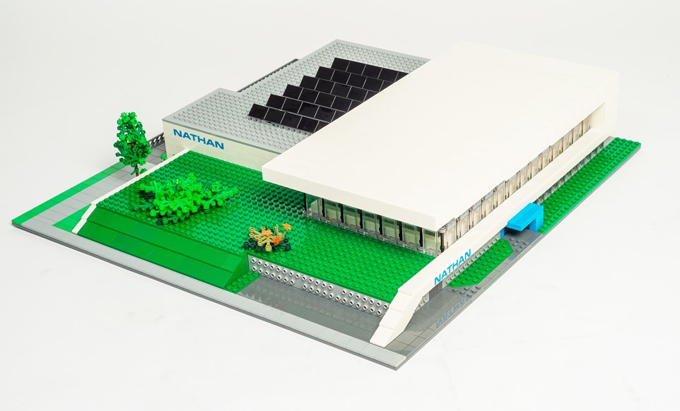 LEGO schaalmodel pand Nathan