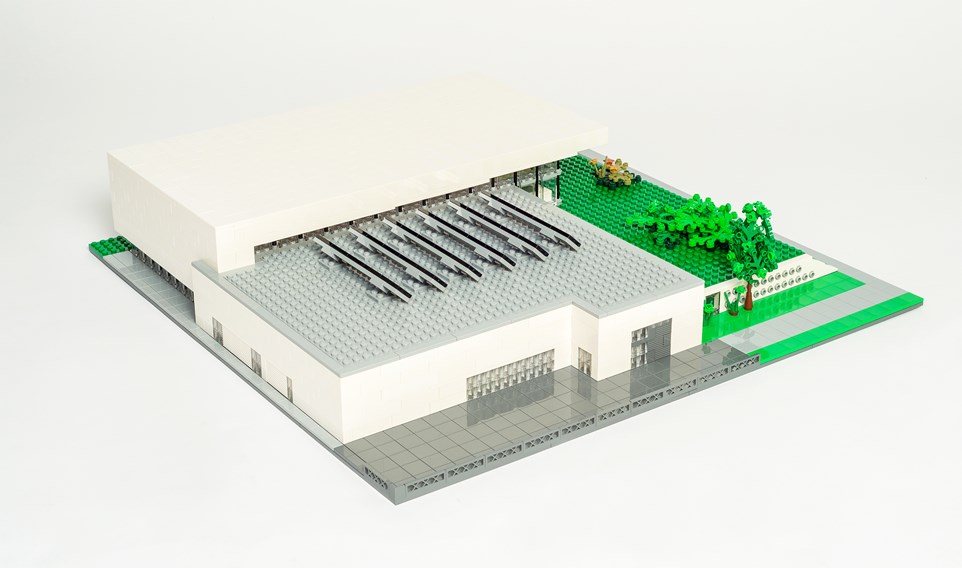 LEGO schaalmodel pand Nathan