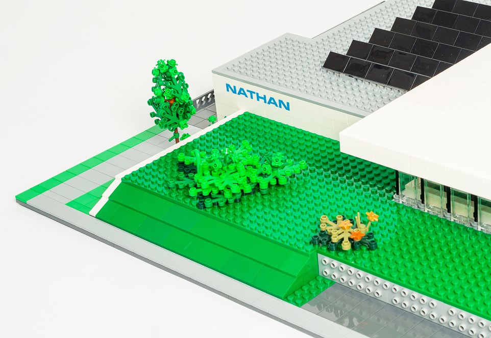 LEGO schaalmodel pand Nathan